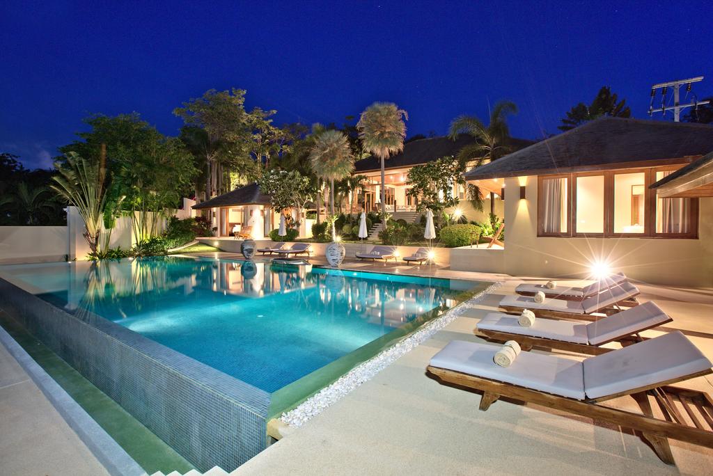A luxurious Mediterranean style stone villa with terrace overlooking the Sea of Marmara